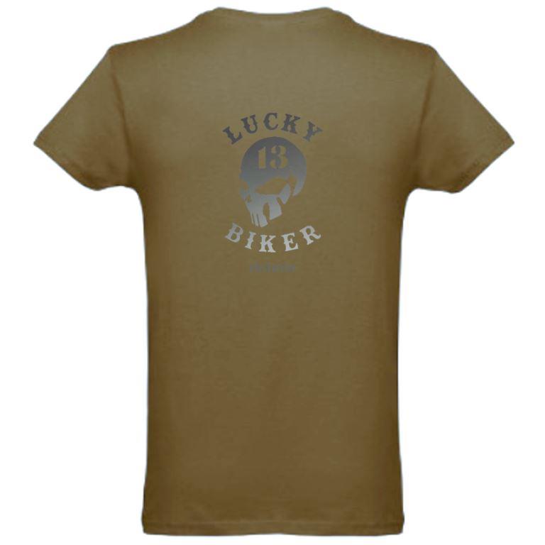 Lucky Biker (costas) - T-shirt Motard - Image 5