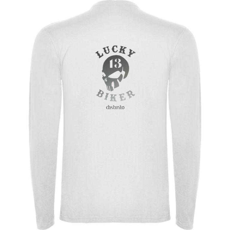 Lucky Biker (costas) - Camisola Motard - Image 3