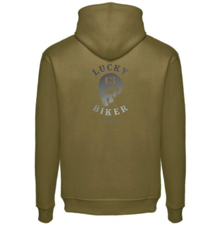 Lucky Biker (costas) - Sweatshirt Motard - Image 5