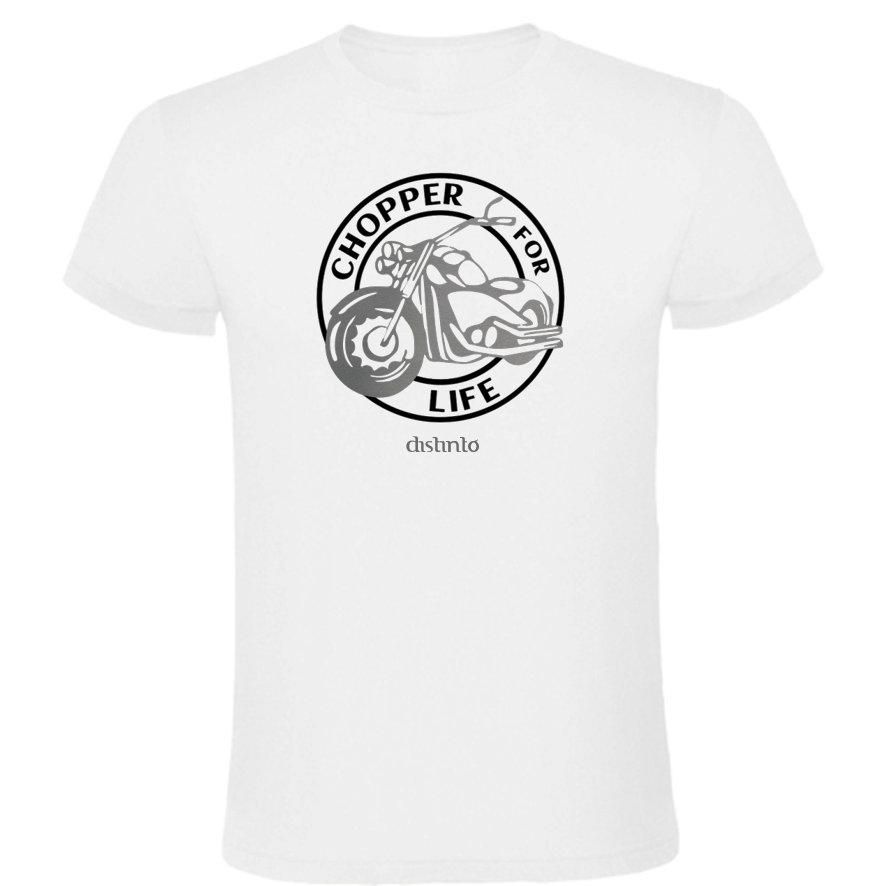 Chopper For Life - T-shirt Motard - Image 3