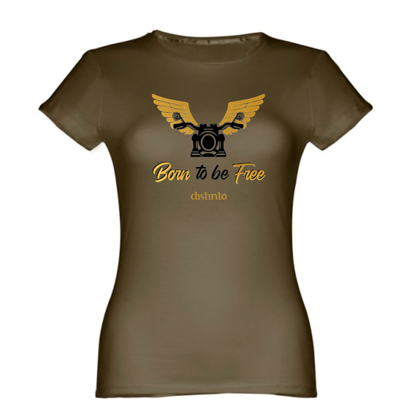 Born to be Free - T-shirt Motard - Image 4