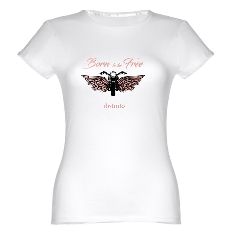 Born (to be) Free - T-shirt Motard - Image 5