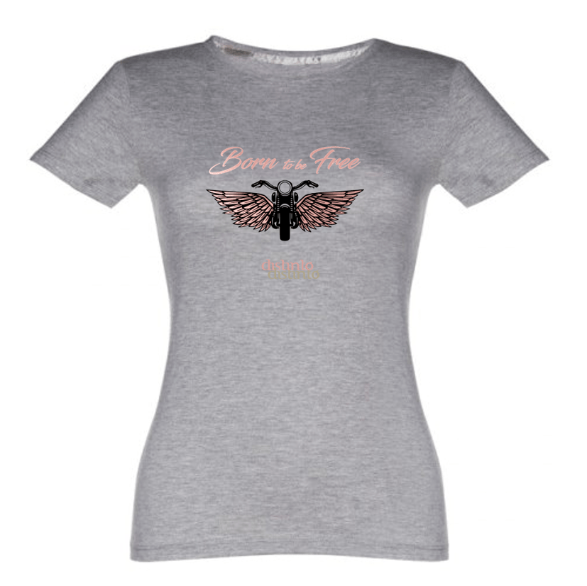 Born (to be) Free - T-shirt Motard - Image 4