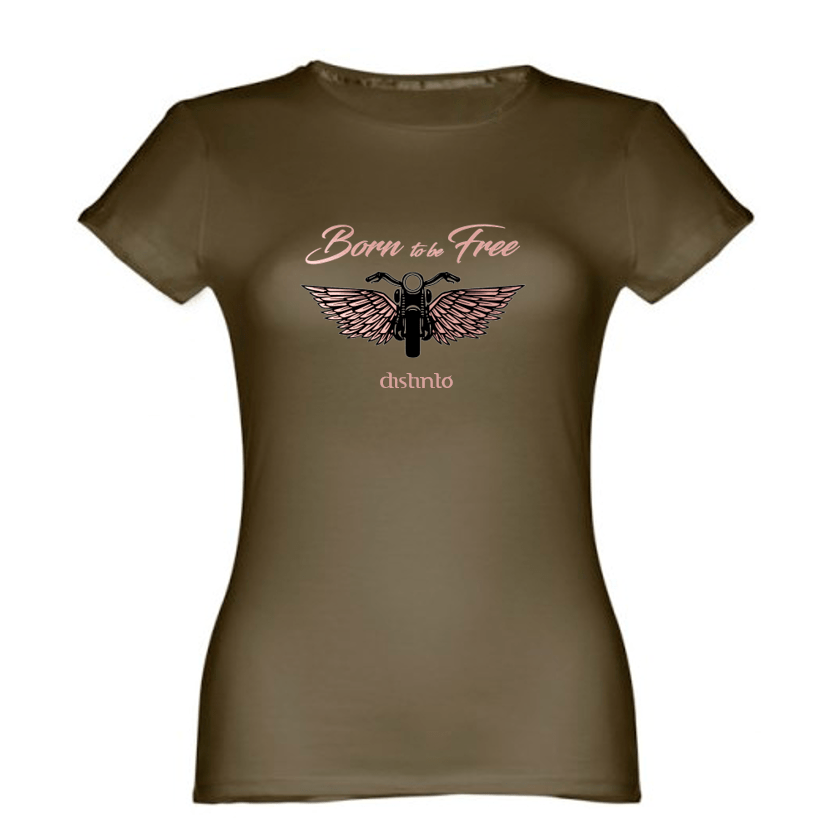 Born (to be) Free - T-shirt Motard - Image 3