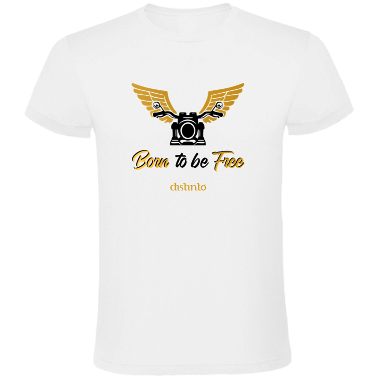 Born to be Free - T-shirt Motard - Image 6