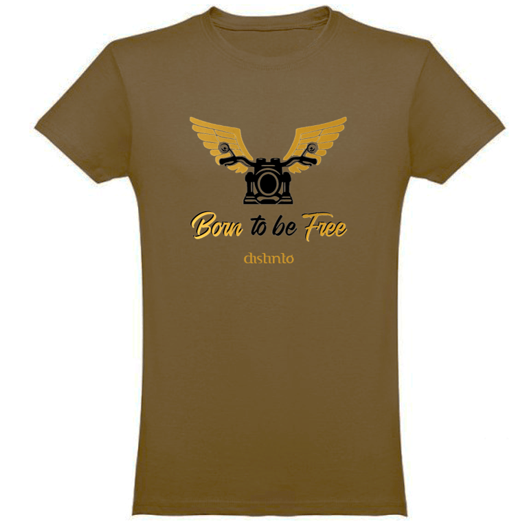 Born to be Free - T-shirt Motard - Image 8