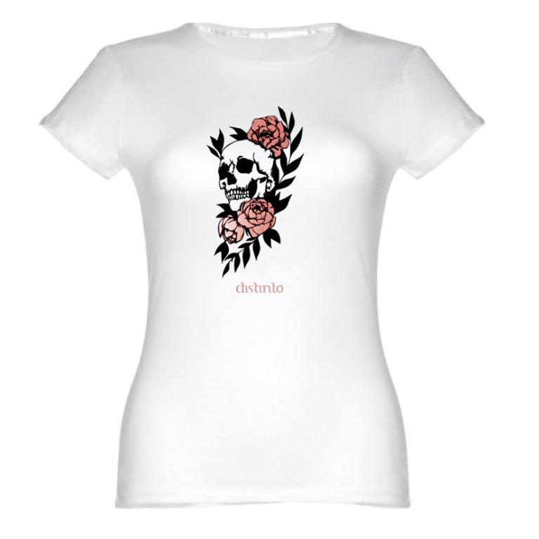 Skull - T-shirt Motard - Image 8