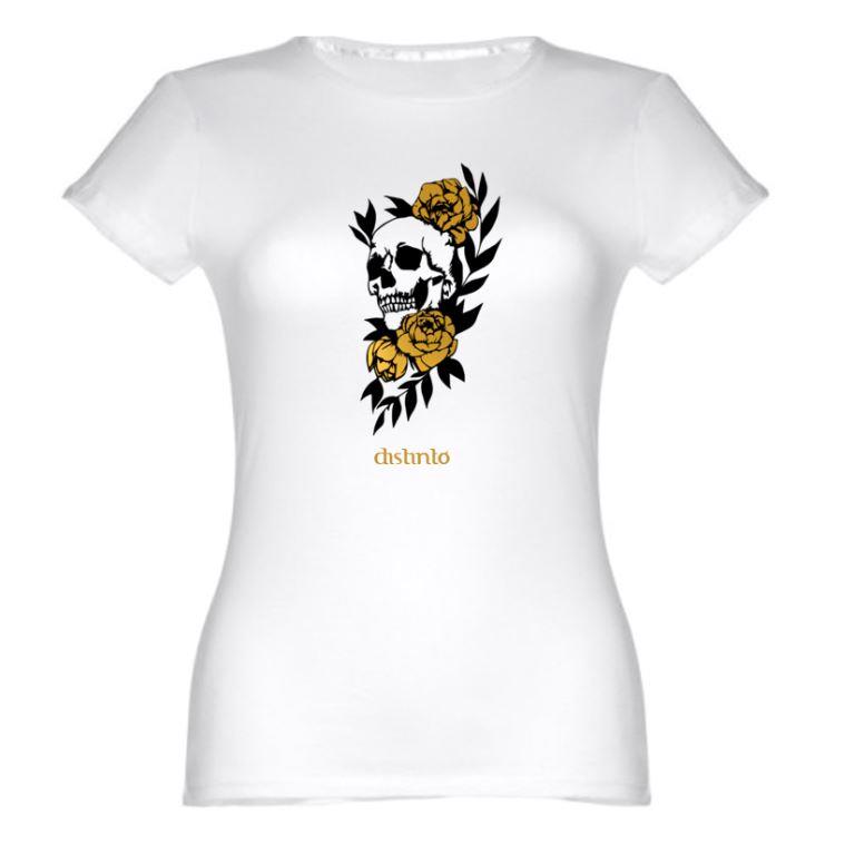Skull - T-shirt Motard - Image 7