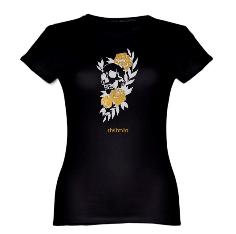 Skull - T-shirt Motard - Image 3