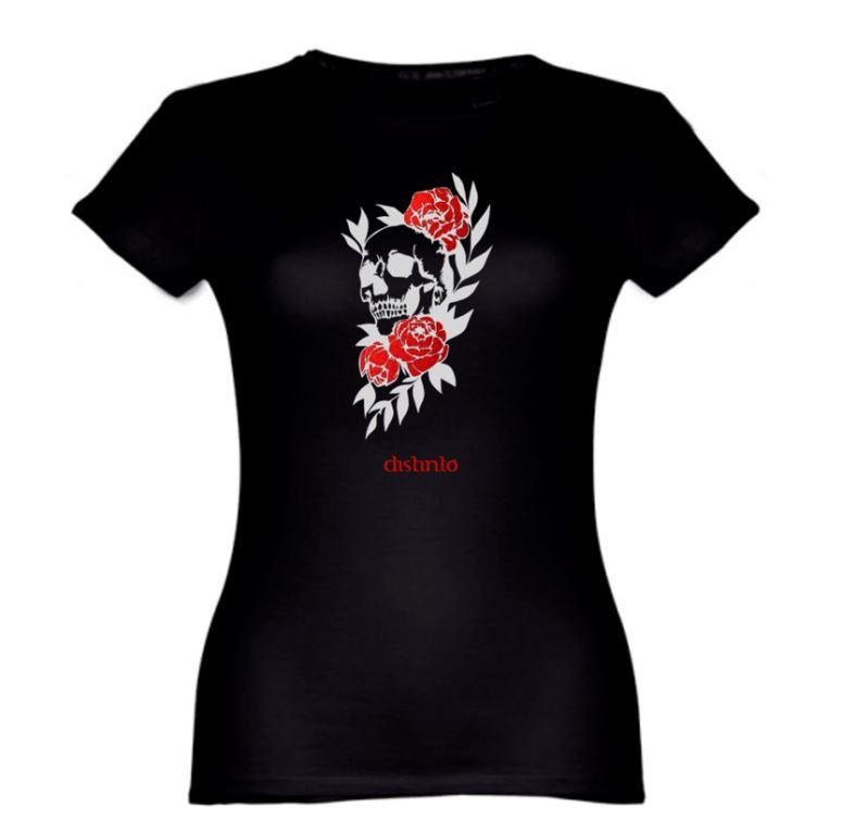 Skull - T-shirt Motard - Image 2