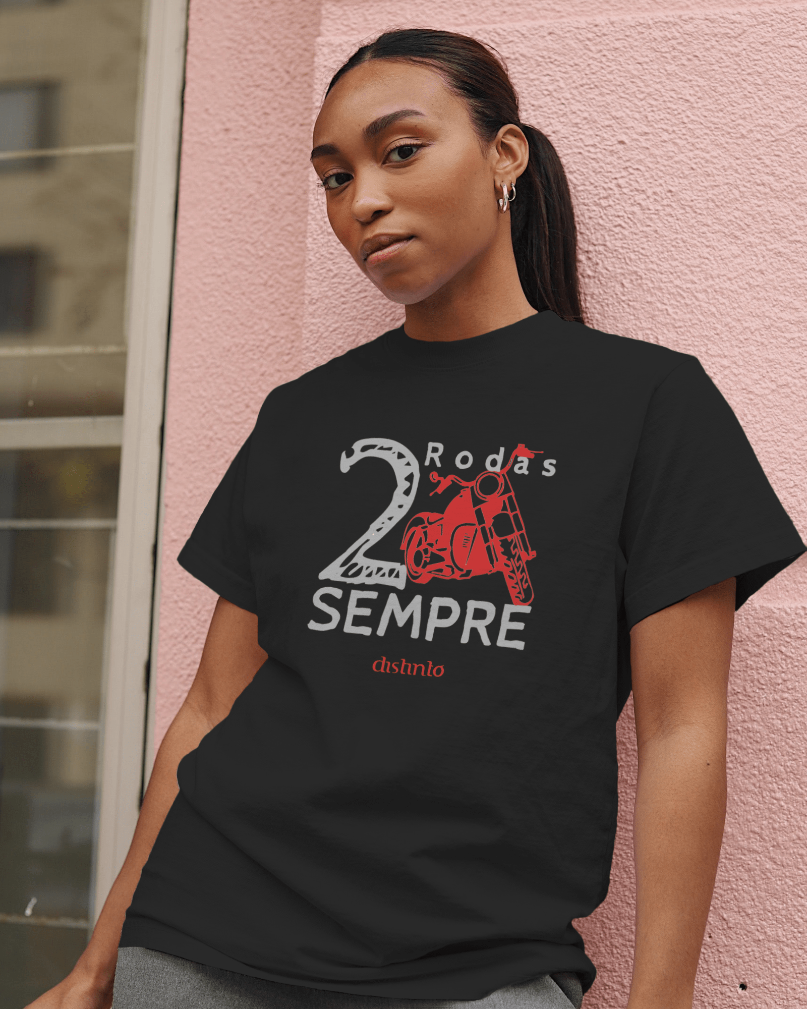 2 Rodas V - T-shirt Motard