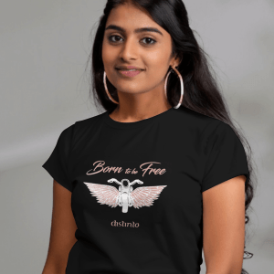 Born (to be) Free - T-shirt Motard