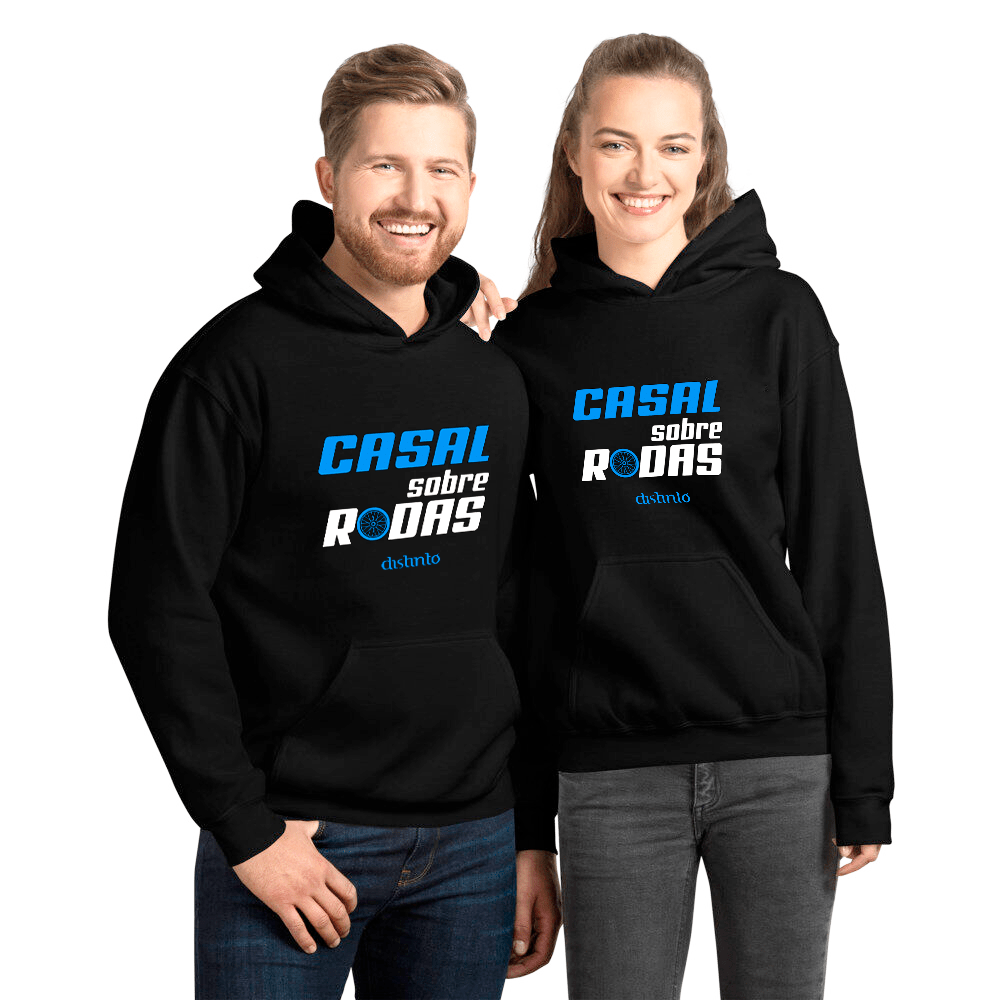Casal sobre Rodas - Sweatshirt motard