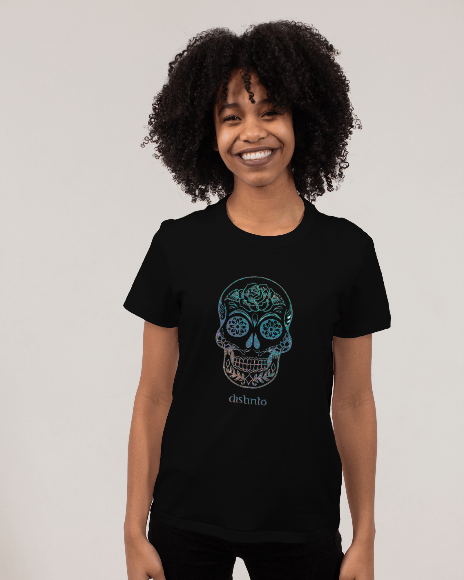 Caveira - T-shirt Motard