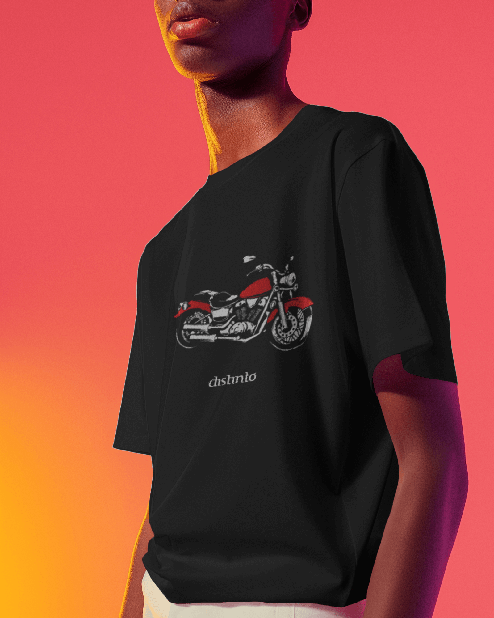 Chopper - T-shirt Motard