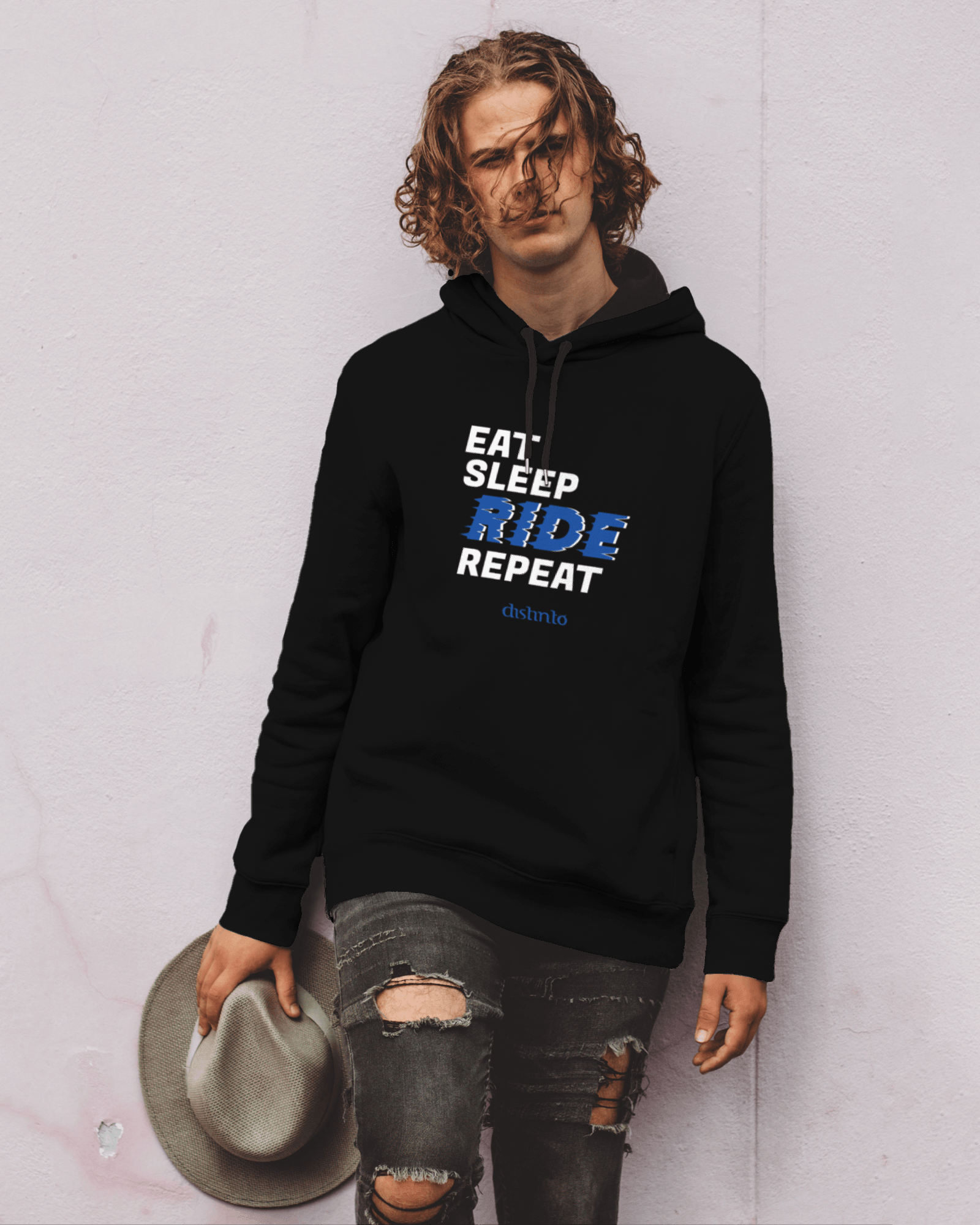 Eat, Sleep - Sweatshirt Motard