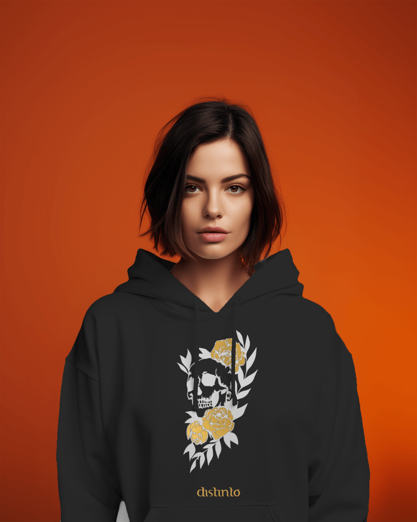 Skull - Sweatshirt Motard