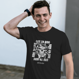 Live to Ride - T-shirt Motard