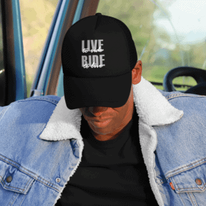 Boné Motard Live to Ride + Óculos de sol