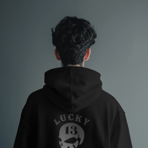 Lucky Biker (costas) - Sweatshirt Motard