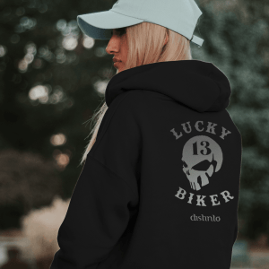 Lucky Biker (costas) - Sweatshirt Motard