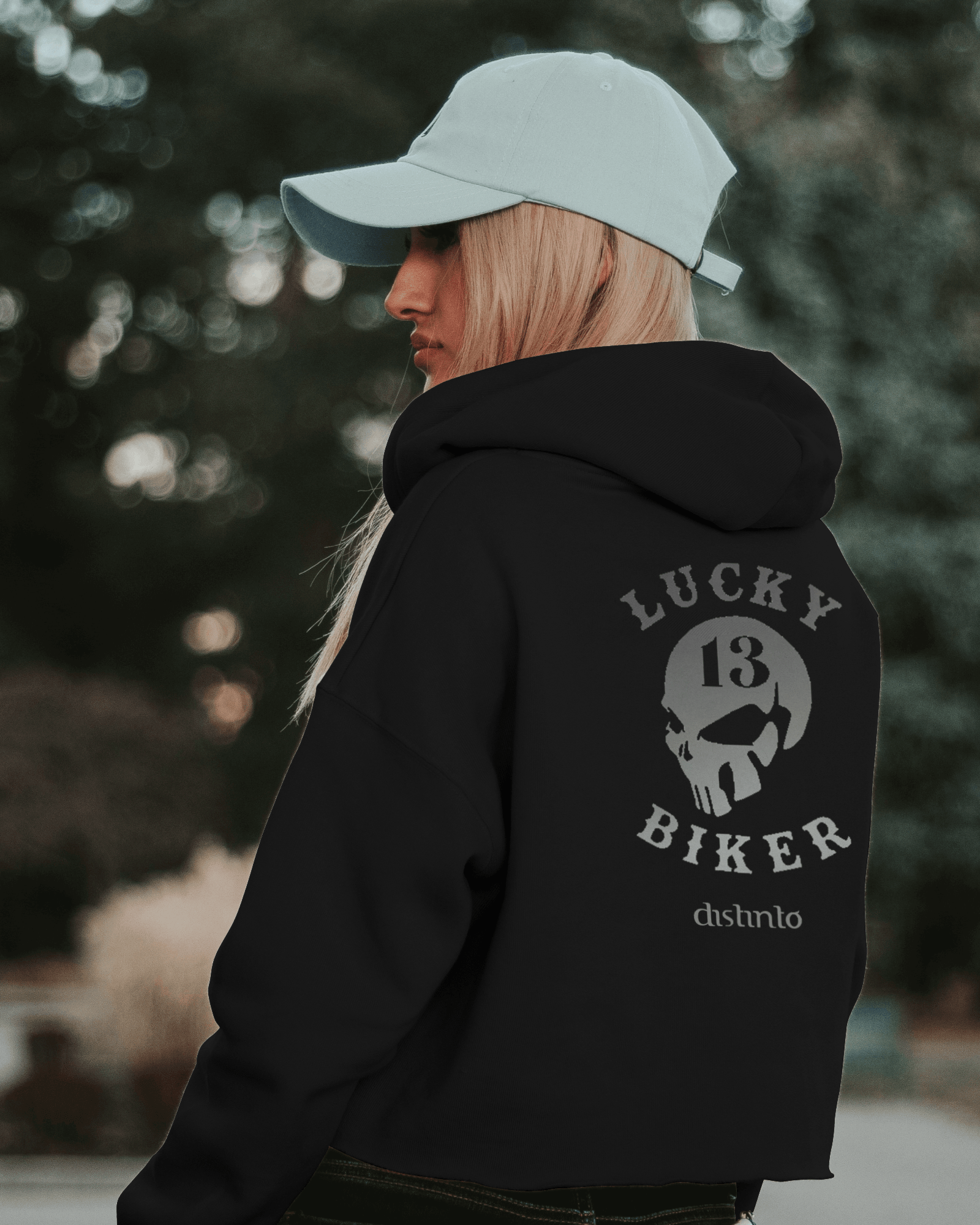 Lucky Biker (costas) - Sweatshirt Motard