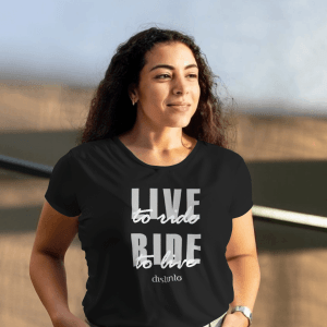 Live to Ride - T-shirt Motard
