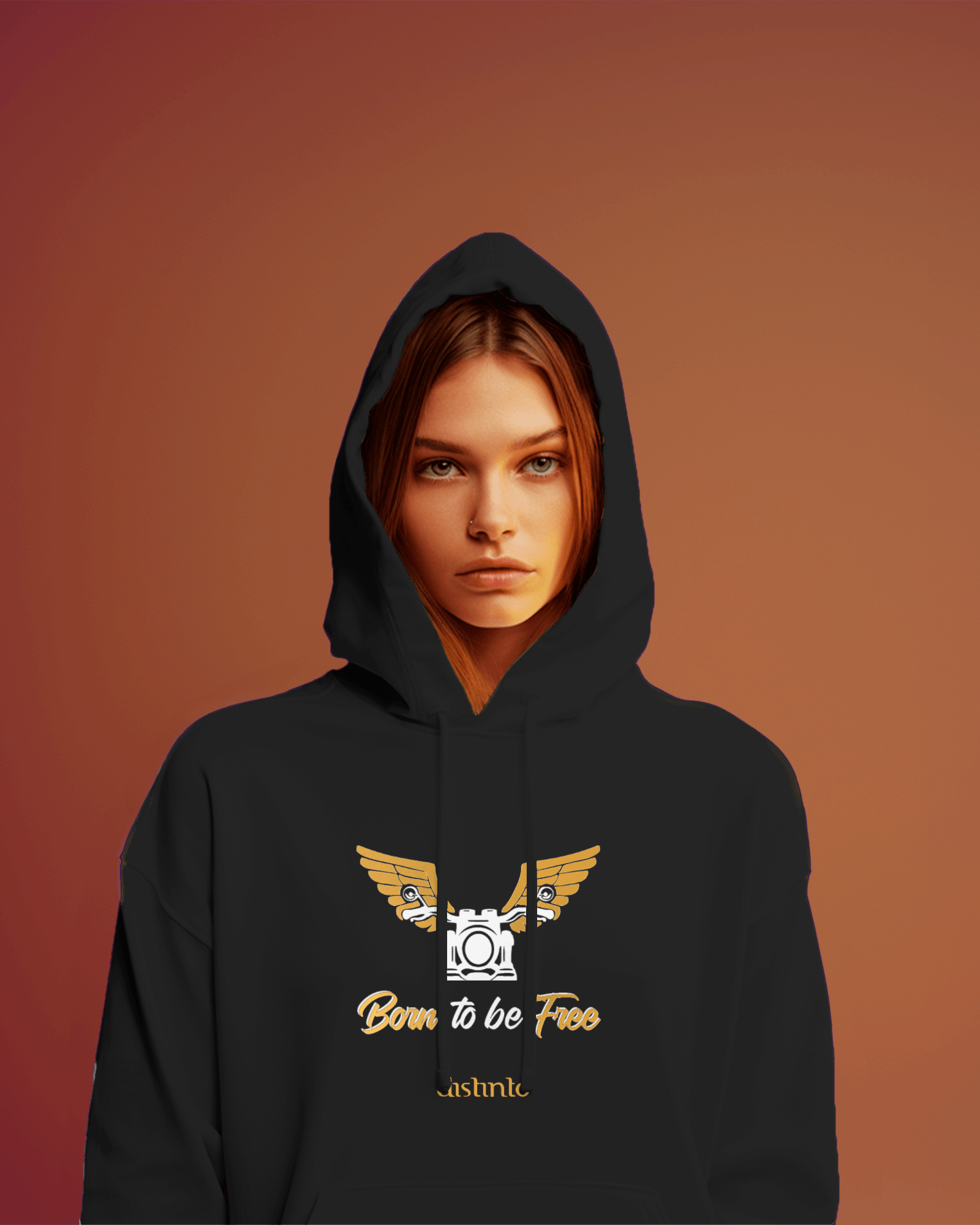 Born to be Free - Sweatshirt Motard