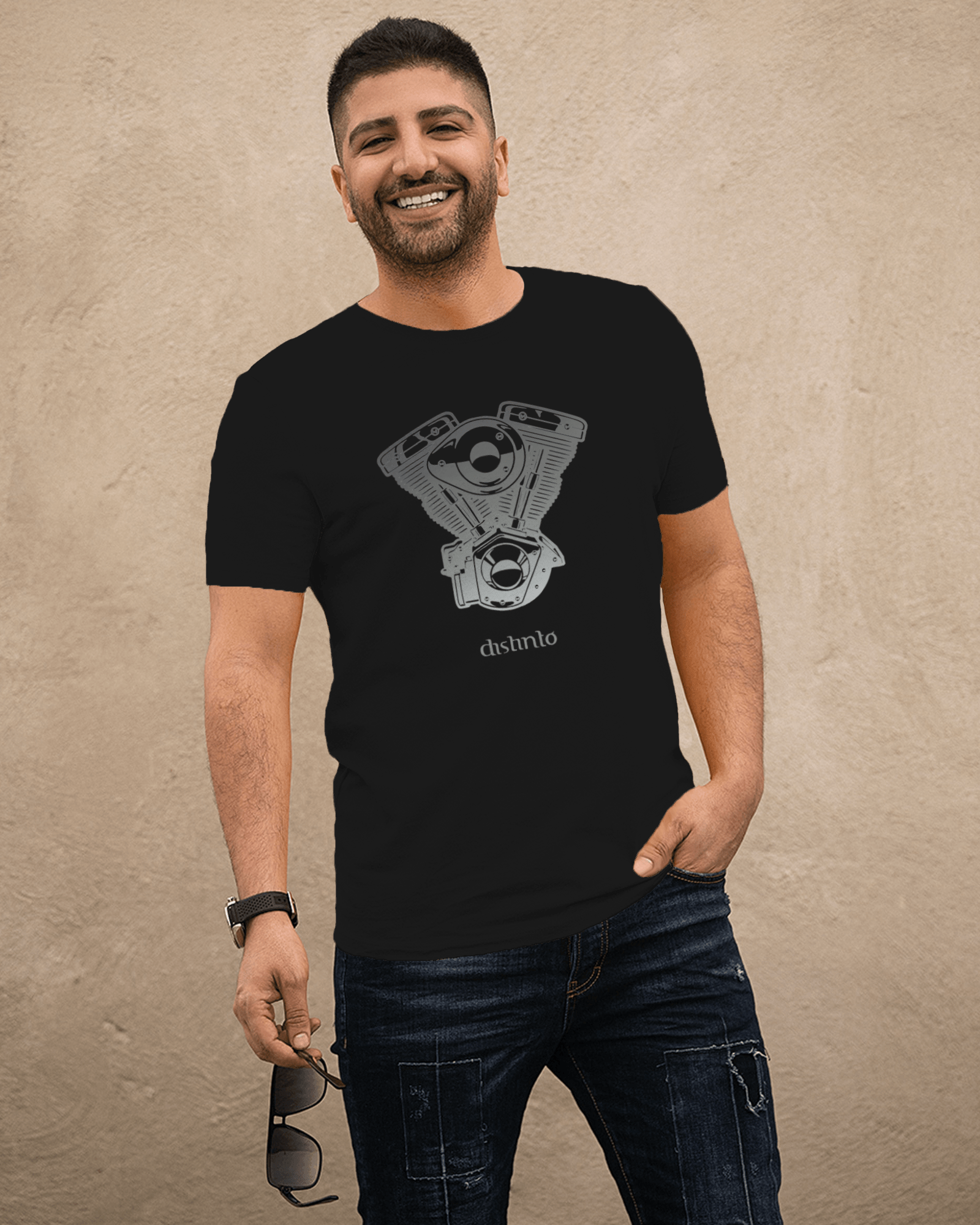 V-Twin - T-shirt Motard