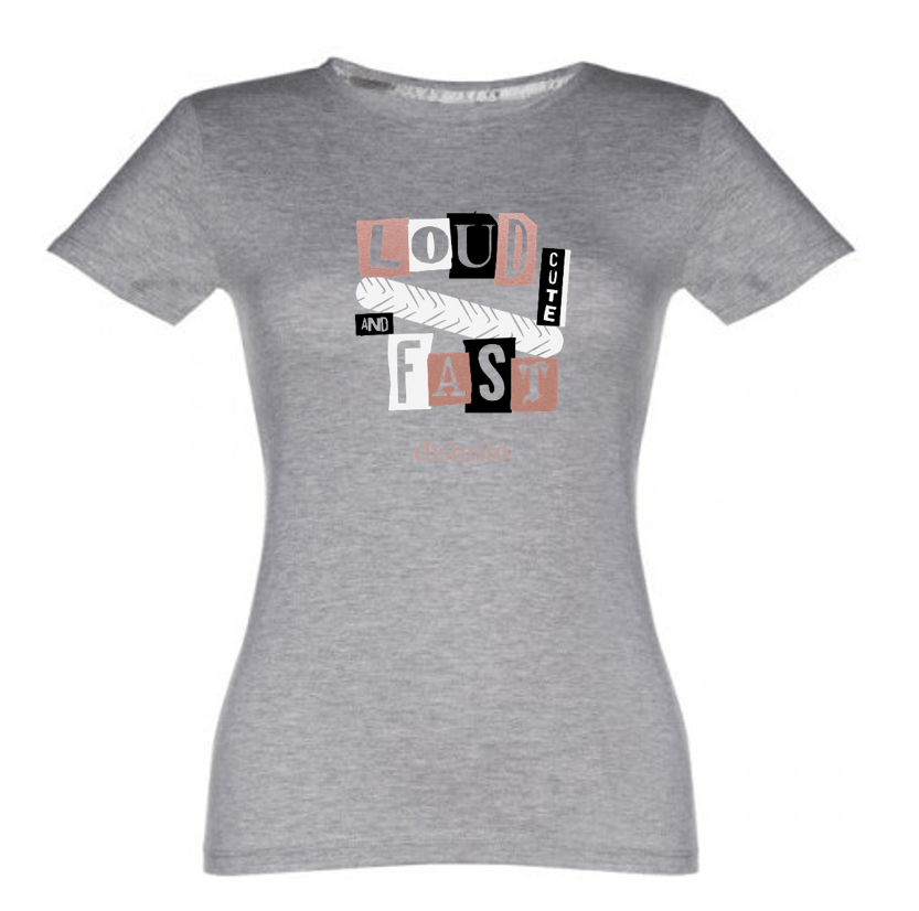 Loud, Cute and Fast - T-shirt Motard - Image 4