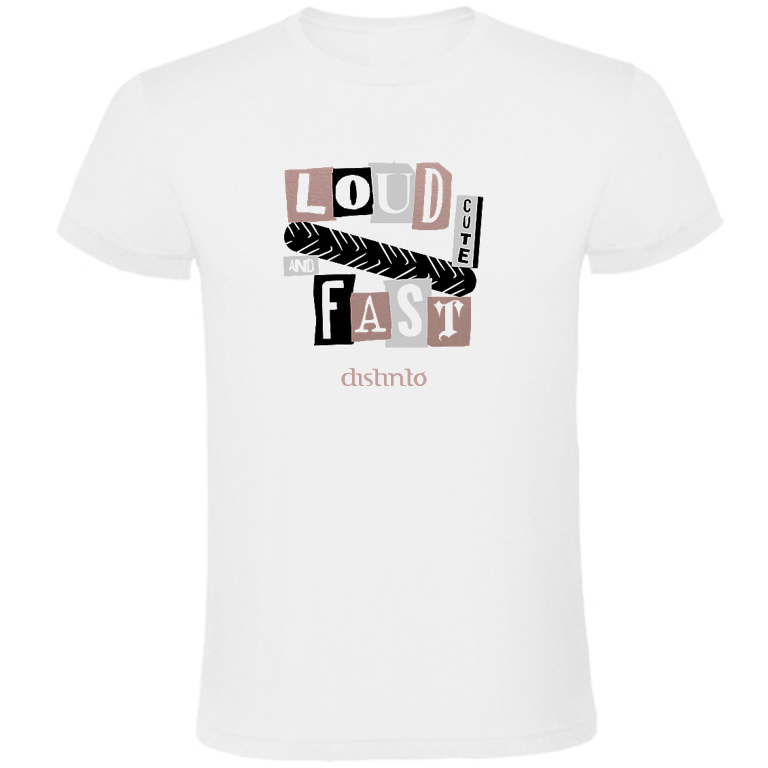 Loud, Cute and Fast - T-shirt Motard - Image 7
