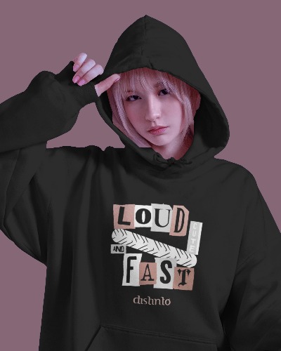 Loud, Cute and Fast- Sweatshirt Motard