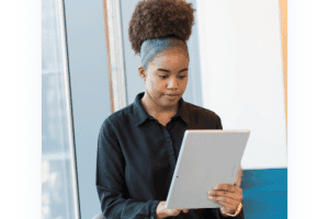 Stylish girl said something that touches heart