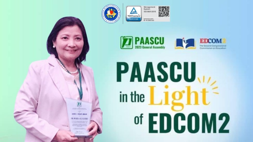 Dr. Romela Aujero Honored with James J. Meany, SJ Service Award by PAASCU for Milestone 50 Survey Visits