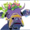 Water Color Cow 1 - Image 2