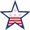 Applique USA Star 3 inch