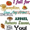 Thanksgiving Pack 2 4x4 size 7 designs