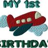 My First Birthday Airplane