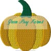 Full Pumpkin, 5 design files for 4x4 hoop plus motif knockdown file - Image 2