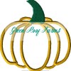 Full Pumpkin Applique, 5 design files for 4x4 hoop plus motif knockdown file - Image 3