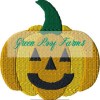 Full Pumpkin, 5 design files for 4x4 hoop plus motif knockdown file - Image 3