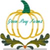 Full Pumpkin Applique, 5 design files for 4x4 hoop plus motif knockdown file - Image 7