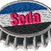 Soda Pop Bottle Top 2x2