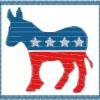 Democratic Party Donkey Fill