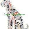 Henna Stuffed Dog ITH 6x10 hoop