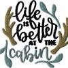 Lake Theme Design Life better at cabin