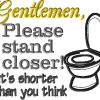 TP Wrap Gentleman Please Stand Closer 4x4 design - Image 2