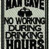 No Working Man Cave Drinking Hours 4x4 with and without knockdown - Image 2