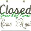Closed come again 5x7 sign