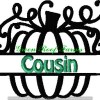 Entire Family in a split pumpkin, total 25 designs, 4x4 - Image 5